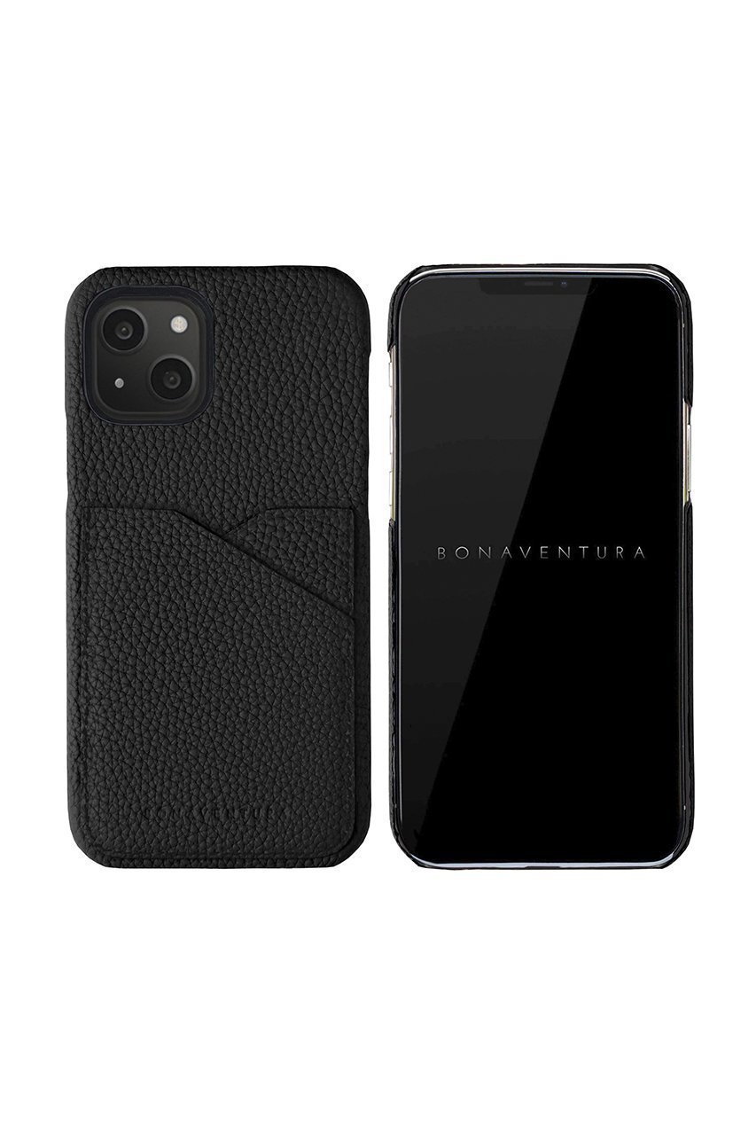 【ボナベンチュラ/BONAVENTURA】のiPhone13 バックカバーケース シュリンクレザー インテリア・キッズ・メンズ・レディースファッション・服の通販 founy(ファニー) 　ファッション　Fashion　レディースファッション　WOMEN　バッグ　Bag　iPhone アイフォーン　Iphone　ユニセックス　Unisex　スタイリッシュ　Stylish　スマホケース　Phone Case　スリム　Slim　ポケット　Pocket　エレガント 上品　Elegant　ブラック|ID: prp329100004316402 ipo3291000000030305295