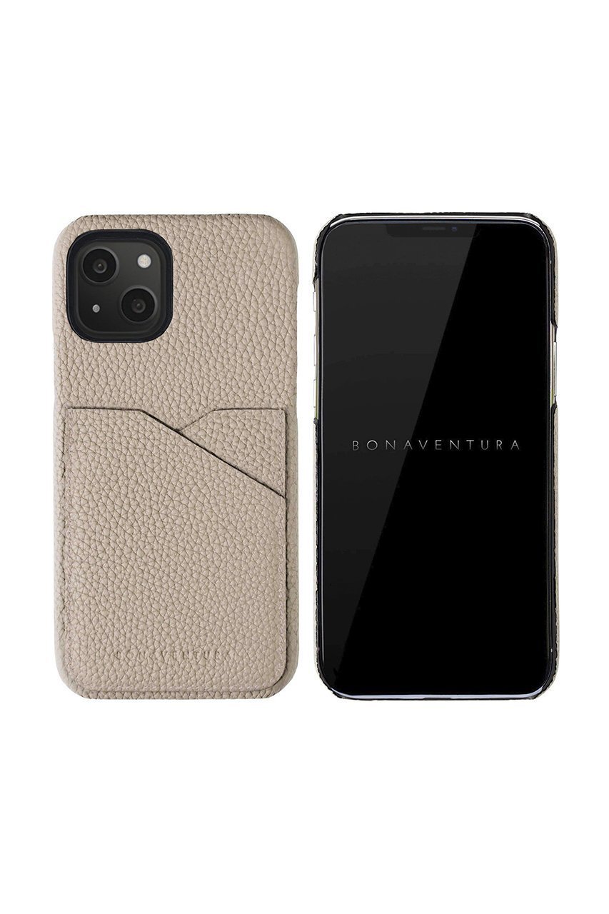 【ボナベンチュラ/BONAVENTURA】のiPhone13 バックカバーケース シュリンクレザー インテリア・キッズ・メンズ・レディースファッション・服の通販 founy(ファニー) 　ファッション　Fashion　レディースファッション　Fashion for Women　バッグ　Bags　iPhone アイフォーン　iPhone　ユニセックス　Unisex, Genderless　スタイリッシュ　Stylish, Fashionable　スマホケース　Smartphone Case　スリム　Slim, Slim Fit　ポケット　Pocket, Pocket Detail　エレガント 上品　Elegant　グレージュ|ID: prp329100004316402 ipo3291000000032816476
