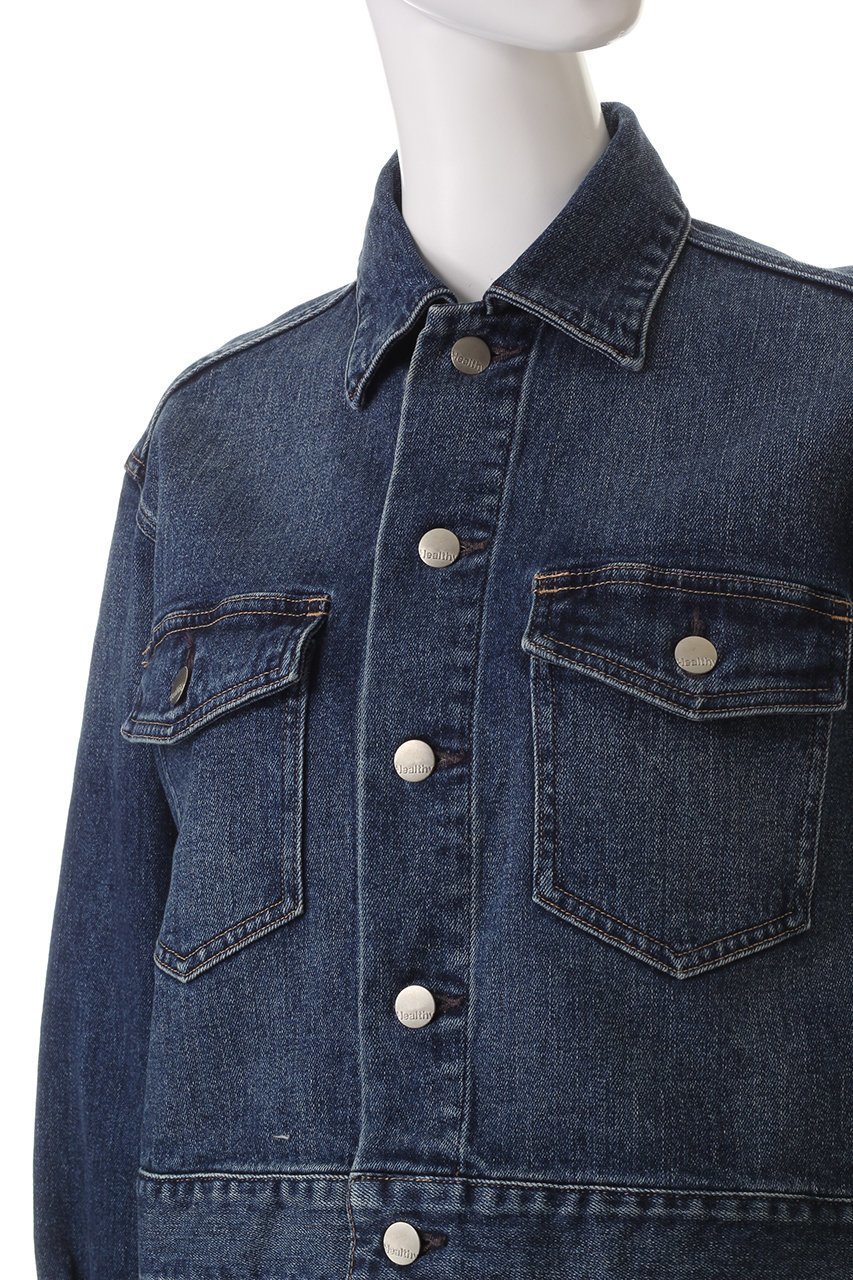 【ヘルシーデニム/Healthy Denim】のDates デニムジャケット 人気、トレンドファッション・服の通販 founy(ファニー) 　ファッション　Fashion　レディースファッション　Fashion for Women　アウター　Coat / Outerwear Collection　レディースジャケット・軽アウター　Jackets　デニムジャケット / カジュアルアウター　Denim Jackets　ショート　Short, Short Length　ジャケット　Jacket, Outerwear　デニム　Denim, Jeans Material　トレンド　Trend, Trending Now　バランス　Balance, Style Balance　ボトム　Bottoms, Lower Wear　ポケット　Pocket, Pocket Detail　other-5|ID: prp329100004316407 ipo3291000000032926046