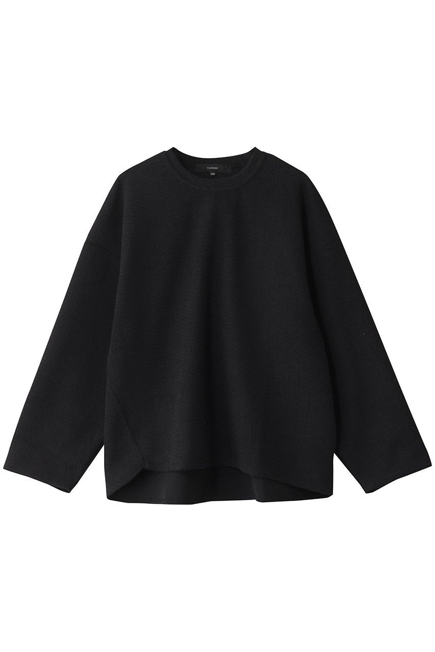 【フローレント/FLORENT】のパイルクルーネック トップス 人気、トレンドファッション・服の通販 founy(ファニー) 　ファッション　Fashion　レディースファッション　Fashion for Women　トップス・カットソー　Cut & Sew Tops　シャツ・ブラウス・オフィスカジュアル　Elegant Blouses & Button-Ups　ロングTシャツ・Tシャツ　Longline T-Shirts & Tees　カットソー・ベーシックTシャツ　Cut-and-Sewn Tops / Stretch Tees & Basics　シンプル　Simple, Minimal　スリーブ　Sleeve, Long Sleeve / Short Sleeve　トレンド　Trend, Trending Now　ロング　Long, Long-Length　定番　Standard, Basic Item　 other-1|ID: prp329100004316409 ipo3291000000032796322