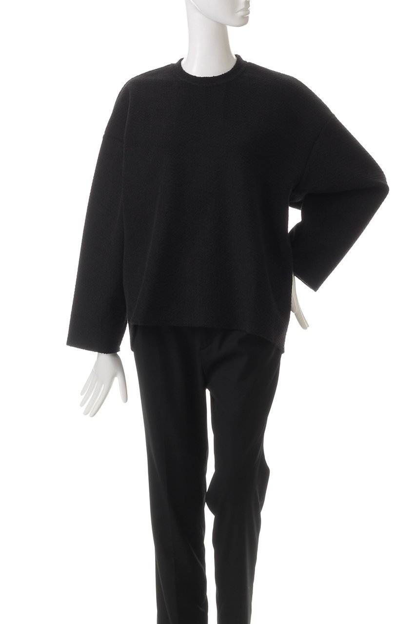 【フローレント/FLORENT】のパイルクルーネック トップス 人気、トレンドファッション・服の通販 founy(ファニー) 　ファッション　Fashion　レディースファッション　Fashion for Women　トップス・カットソー　Cut & Sew Tops　シャツ・ブラウス・オフィスカジュアル　Elegant Blouses & Button-Ups　ロングTシャツ・Tシャツ　Longline T-Shirts & Tees　カットソー・ベーシックTシャツ　Cut-and-Sewn Tops / Stretch Tees & Basics　シンプル　Simple, Minimal　スリーブ　Sleeve, Long Sleeve / Short Sleeve　トレンド　Trend, Trending Now　ロング　Long, Long-Length　定番　Standard, Basic Item　other-2|ID: prp329100004316409 ipo3291000000032796326