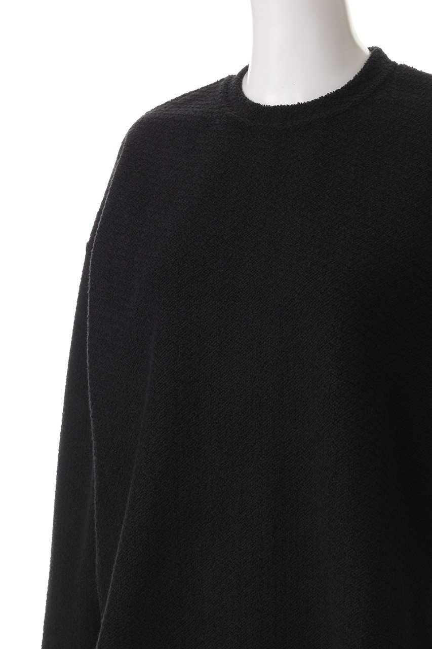 【フローレント/FLORENT】のパイルクルーネック トップス 人気、トレンドファッション・服の通販 founy(ファニー) 　ファッション　Fashion　レディースファッション　Fashion for Women　トップス・カットソー　Cut & Sew Tops　シャツ・ブラウス・オフィスカジュアル　Elegant Blouses & Button-Ups　ロングTシャツ・Tシャツ　Longline T-Shirts & Tees　カットソー・ベーシックTシャツ　Cut-and-Sewn Tops / Stretch Tees & Basics　シンプル　Simple, Minimal　スリーブ　Sleeve, Long Sleeve / Short Sleeve　トレンド　Trend, Trending Now　ロング　Long, Long-Length　定番　Standard, Basic Item　other-5|ID: prp329100004316409 ipo3291000000032796331