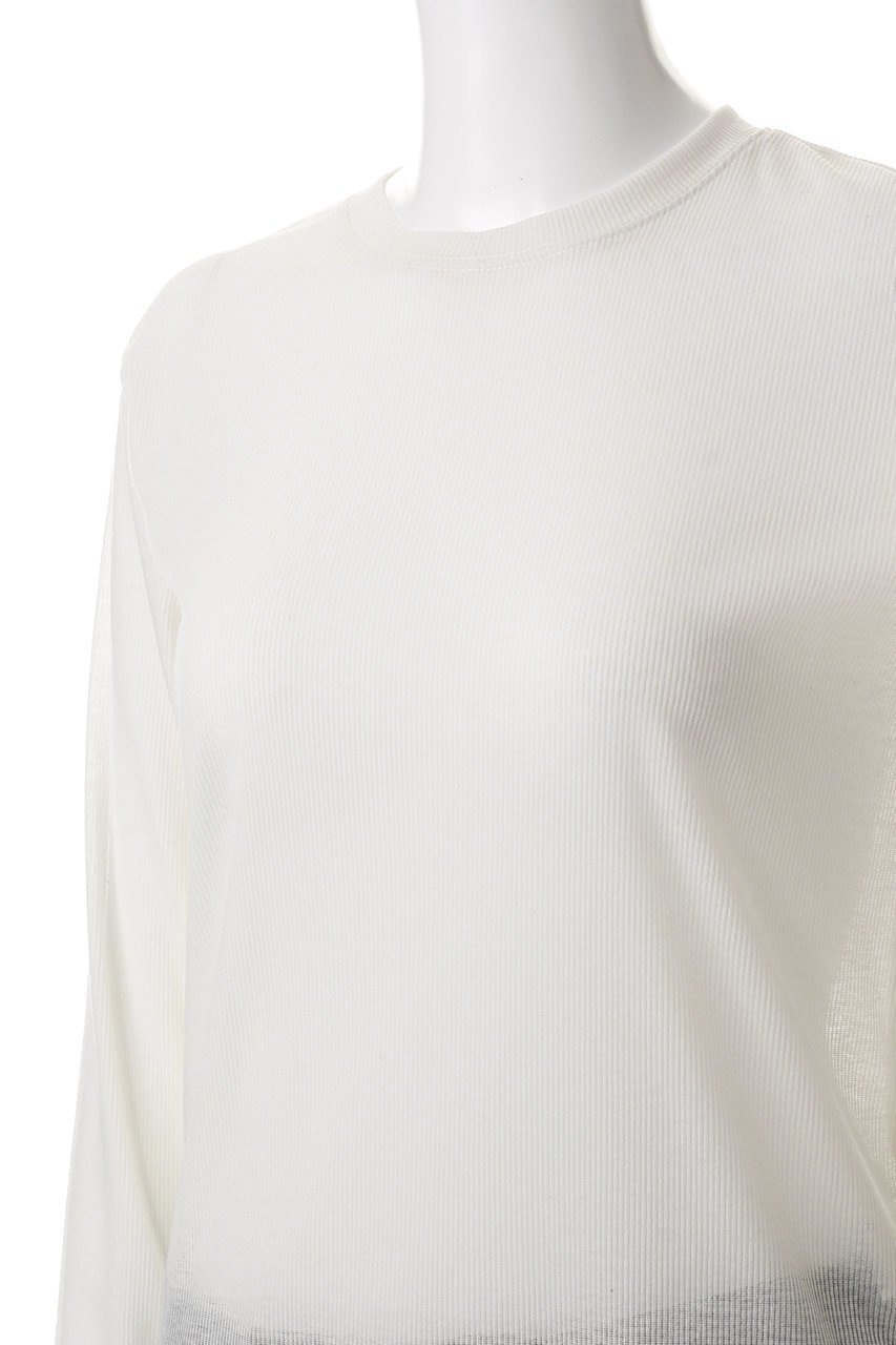 【フローレント/FLORENT】のシアーストレッチトップス 人気、トレンドファッション・服の通販 founy(ファニー) 　ファッション　Fashion　レディースファッション　Fashion for Women　トップス・カットソー　Cut & Sew Tops　シャツ・ブラウス・オフィスカジュアル　Elegant Blouses & Button-Ups　ロングTシャツ・Tシャツ　Longline T-Shirts & Tees　カットソー・ベーシックTシャツ　Cut-and-Sewn Tops / Stretch Tees & Basics　シアー　Sheer, See-Through　シンプル　Simple, Minimal　ストレッチ　Stretch, Stretchy Fabric　スリーブ　Sleeve, Long Sleeve / Short Sleeve　トレンド　Trend, Trending Now　ロング　Long, Long-Length　定番　Standard, Basic Item　other-5|ID: prp329100004316411 ipo3291000000032796354