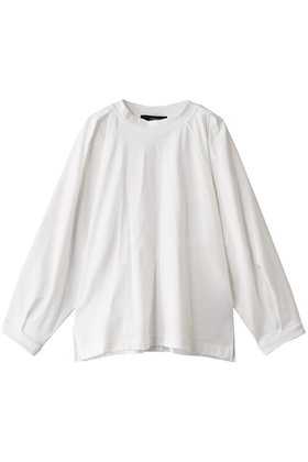 【フローレント/FLORENT】のコットン天竺ロングスリーブトップス 人気、トレンドファッション・服の通販 founy(ファニー) ファッション Fashion レディースファッション Fashion for Women トップス・カットソー Cut & Sew Tops シャツ・ブラウス・オフィスカジュアル Elegant Blouses & Button-Ups ロングTシャツ・Tシャツ Longline T-Shirts & Tees カットソー・ベーシックTシャツ Cut-and-Sewn Tops / Stretch Tees & Basics ショルダー Shoulder, Shoulder Strap シンプル Simple, Minimal スリーブ Sleeve, Long Sleeve / Short Sleeve トレンド Trend, Trending Now ビッグ Big, Oversized フェミニン Feminine, Girly ボトム Bottoms, Lower Wear リラックス Relax, Relaxed Fit ロング Long, Long-Length エレガント 上品 Elegant |ID:prp329100004316414