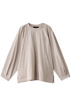 【フローレント/FLORENT】のコットン天竺ロングスリーブトップス 人気、トレンドファッション・服の通販 founy(ファニー) ファッション Fashion レディースファッション Fashion for Women トップス・カットソー Cut & Sew Tops シャツ・ブラウス・オフィスカジュアル Elegant Blouses & Button-Ups ロングTシャツ・Tシャツ Longline T-Shirts & Tees カットソー・ベーシックTシャツ Cut-and-Sewn Tops / Stretch Tees & Basics ショルダー Shoulder, Shoulder Strap シンプル Simple, Minimal スリーブ Sleeve, Long Sleeve / Short Sleeve トレンド Trend, Trending Now ビッグ Big, Oversized フェミニン Feminine, Girly ボトム Bottoms, Lower Wear リラックス Relax, Relaxed Fit ロング Long, Long-Length エレガント 上品 Elegant thumbnail ベージュ|ID: prp329100004316414 ipo3291000000032796363