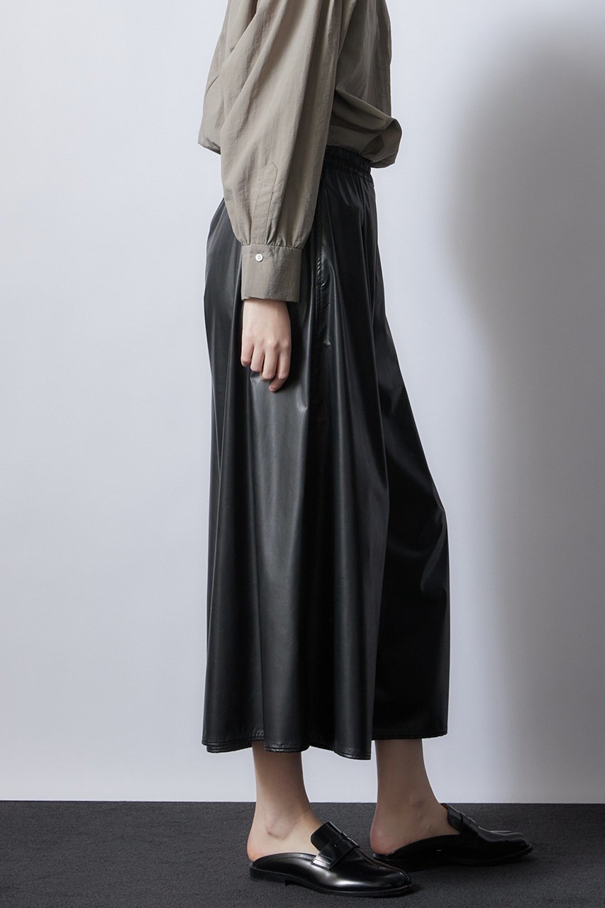 【フローレント/FLORENT】のレザーライク ライトパンツ 人気、トレンドファッション・服の通販 founy(ファニー) 　ファッション　Fashion　レディースファッション　Fashion for Women　パンツ　Pants & Trousers　ギャザー　Gathered, Ruffled　シンプル　Simple, Minimal　other-7|ID: prp329100004316416 ipo3291000000035690935