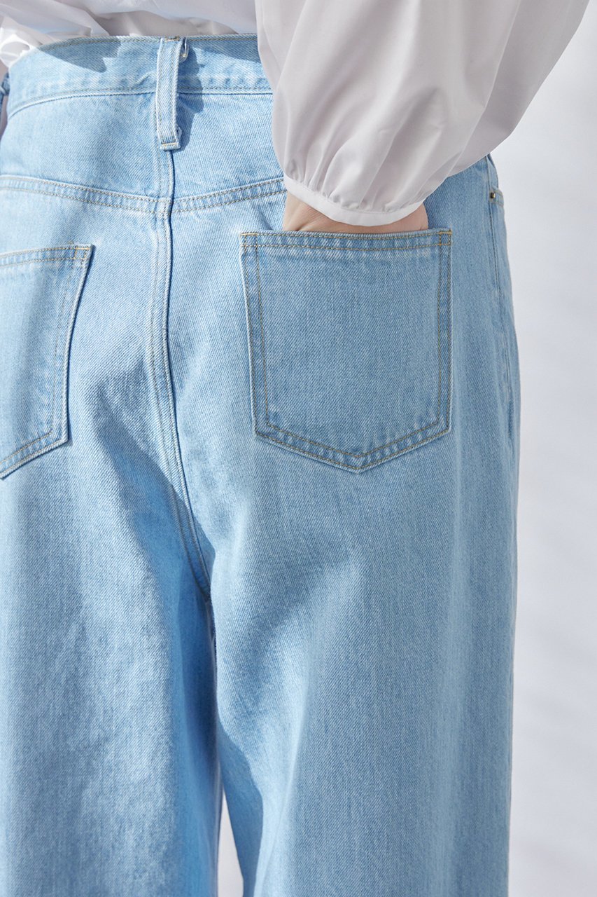 【フローレント/FLORENT】の11oz コットンデニム ワイドパンツ 人気、トレンドファッション・服の通販 founy(ファニー) 　ファッション　Fashion　レディースファッション　WOMEN　パンツ　Pants　デニムパンツ　Denim Pants　おすすめ　Recommend　スウェット　Sweat　デニム　Denim　ワイド　Wide　定番　Standard　other-7|ID: prp329100004316417 ipo3291000000031365840