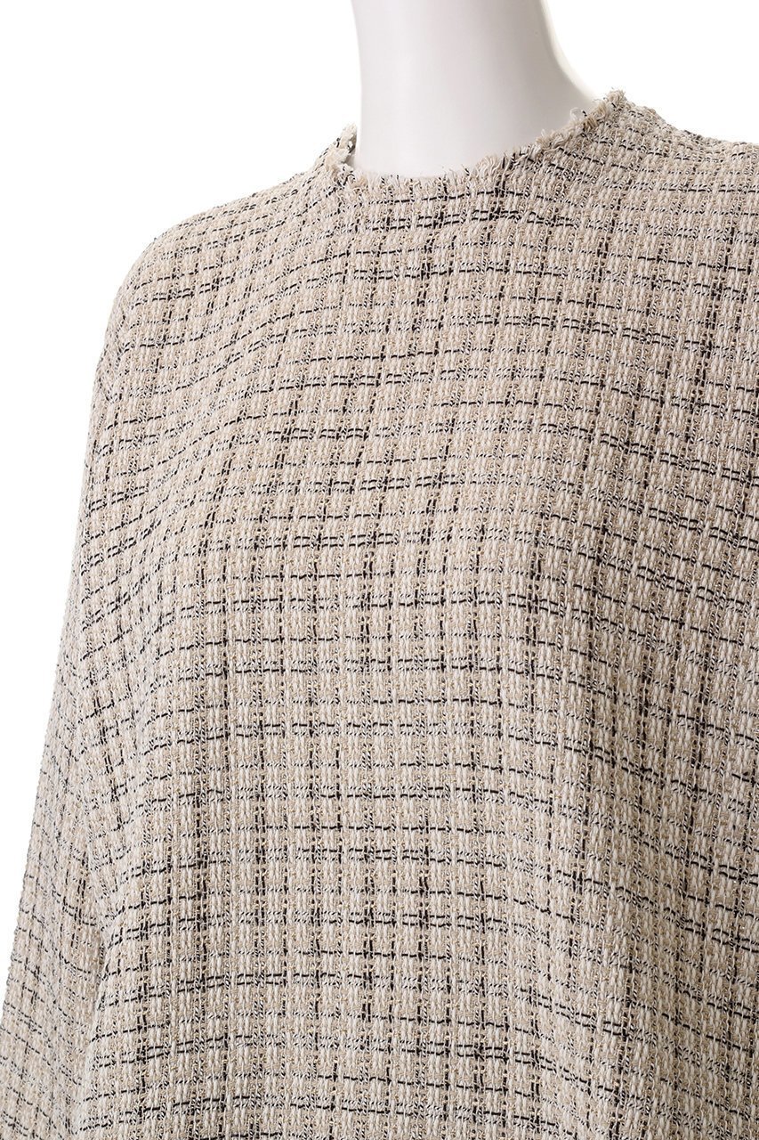【フローレント/FLORENT】のチェックツイードプルオーバー 人気、トレンドファッション・服の通販 founy(ファニー) 　ファッション　Fashion　レディースファッション　WOMEN　トップス・カットソー　Tops/Tshirt　ニット　Knit Tops　プルオーバー　Pullover　おすすめ　Recommend　センター　Center　チェック　Check　ツイード　Tweed　トレンド　Trend　フォルム　Form　ボトム　Bottom　エレガント 上品　Elegant　other-5|ID: prp329100004316418 ipo3291000000031365845
