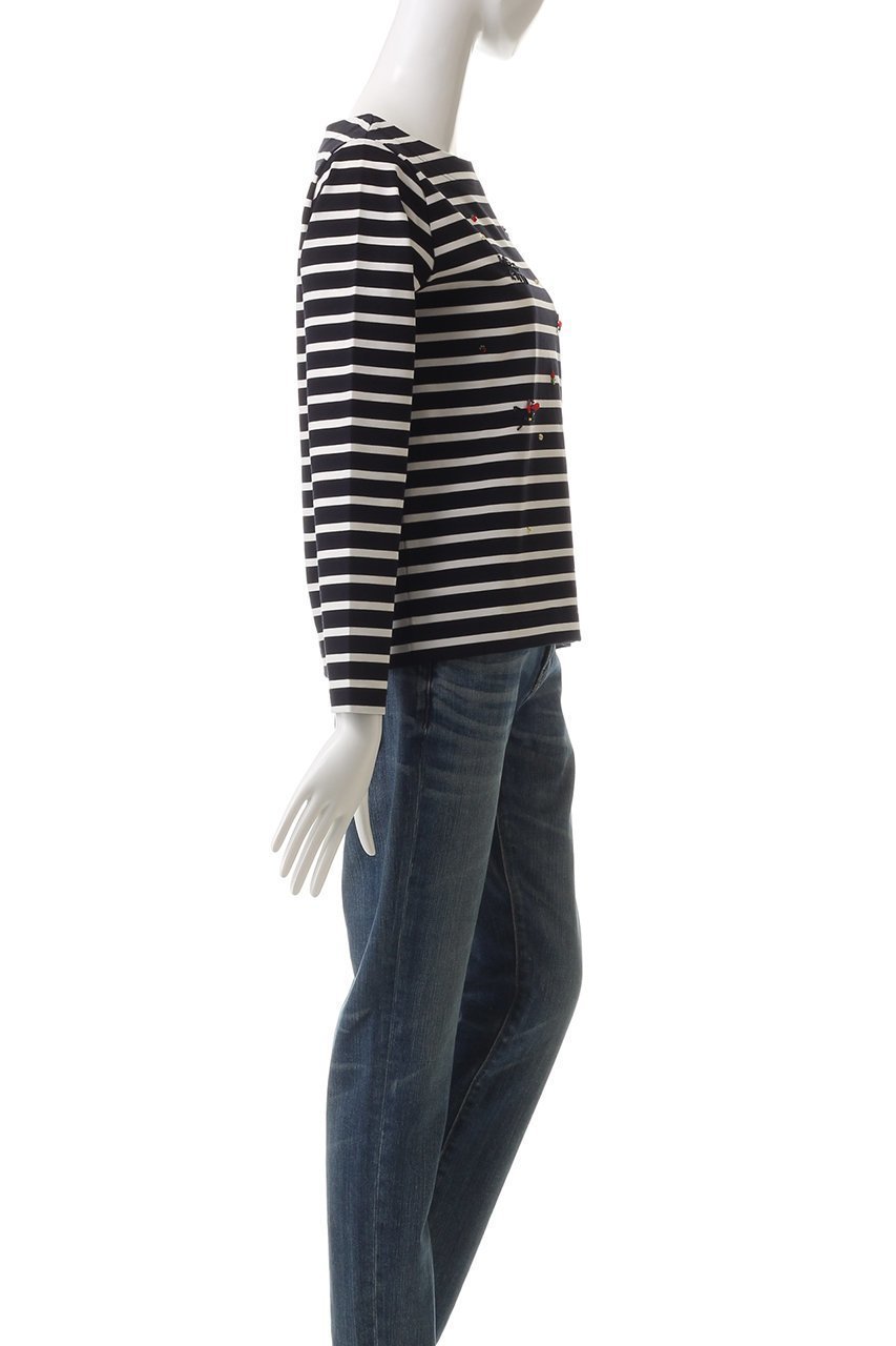 【ミュベール/MUVEIL】のサンリオキャラクターコラボハローキティボーダーロングカットソー 人気、トレンドファッション・服の通販 founy(ファニー) 　ファッション　Fashion　レディースファッション　Fashion for Women　トップス・カットソー　Cut & Sew Tops　シャツ・ブラウス・オフィスカジュアル　Elegant Blouses & Button-Ups　ロングTシャツ・Tシャツ　Longline T-Shirts & Tees　カットソー・ベーシックTシャツ　Cut-and-Sewn Tops / Stretch Tees & Basics　カットソー　Cut and Sewn Top　キャラクター　Character, Licensed Characters　コンパクト　Compact, Small Size　スリーブ　Sleeve, Long Sleeve / Short Sleeve　チューリップ　Tube, Tube Top　ボトム　Bottoms, Lower Wear　ボーダー　Border, Stripe　ロング　Long, Long-Length　other-3|ID: prp329100004316425 ipo3291000000032888084