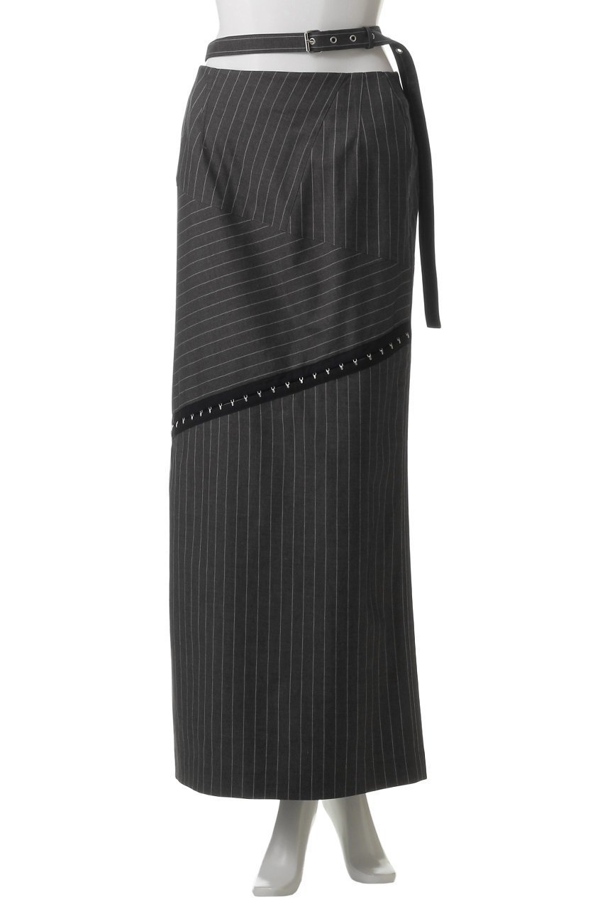【プランク プロジェクト/PRANK PROJECT】のフックラインタイトスカート / Hook Eye Tight Long Skirt 人気、トレンドファッション・服の通販 founy(ファニー) ファッション Fashion レディースファッション Fashion for Women スカート Skirts ロングスカート Long Skirts / Maxi & Midi Skirts おすすめ Recommended / Our Picks ストライプ Stripe, Striped Pattern セパレート Separate, Two-Piece ランダム Random, Irregular ロング Long, Long-Length ワイド Wide, Wide Fit other-2|ID: prp329100004316428 ipo3291000000035728261