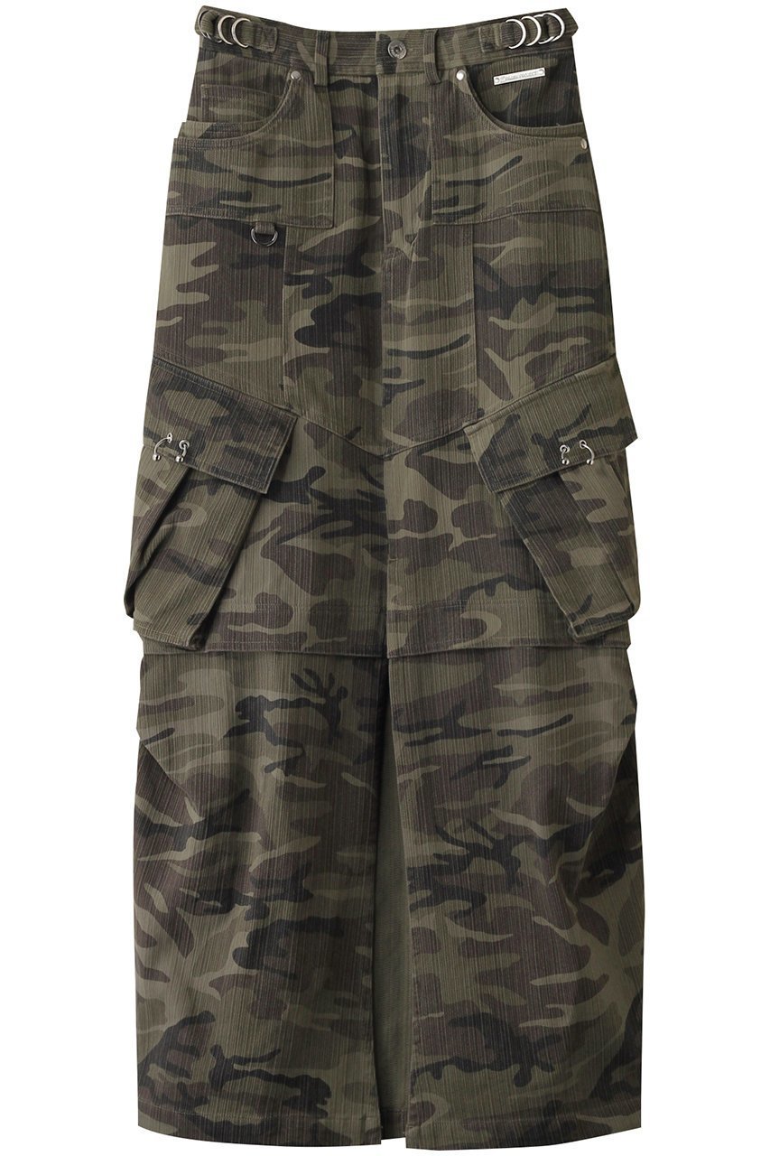 【プランク プロジェクト/PRANK PROJECT】のウォッシュドカーゴポケットマキシスカート / Washed Cargo Pocket Maxi Skirt インテリア・キッズ・メンズ・レディースファッション・服の通販 founy(ファニー) 　ファッション　Fashion　レディースファッション　Fashion for Women　スカート　Skirts　ロングスカート　Long Skirts / Maxi & Midi Skirts　おすすめ　Recommended / Our Picks　ツイル　Twist, Twisted Detail　ポケット　Pocket, Pocket Detail　ロング　Long, Long-Length　ヴィンテージ　Vintage Style　MLT(マルチカラー)|ID: prp329100004316429 ipo3291000000032826419