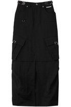 【プランク プロジェクト/PRANK PROJECT】のカーゴポケットマキシスカート / Cargo Pocket Maxi Skirt BLK(ブラック)|ID: prp329100004316430 ipo3291000000032826428