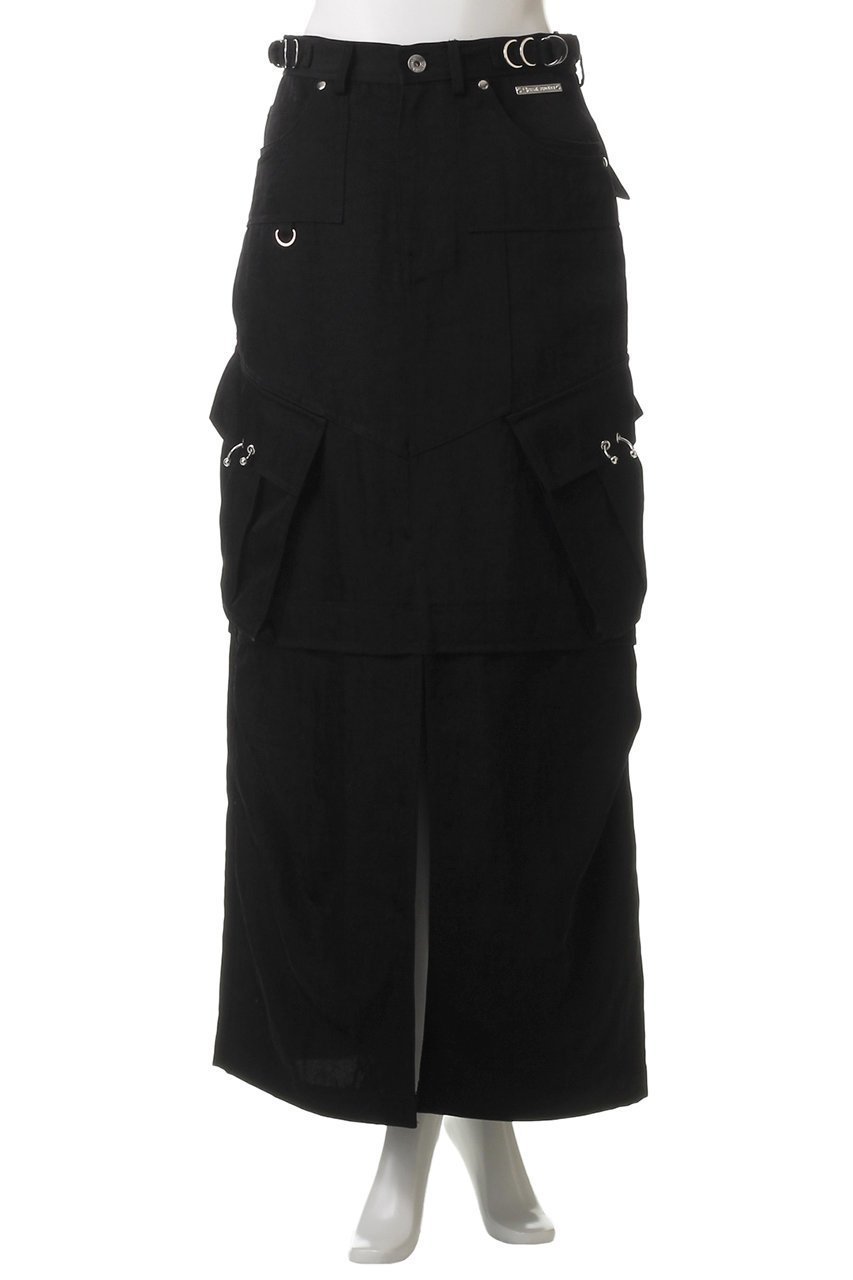【プランク プロジェクト/PRANK PROJECT】のカーゴポケットマキシスカート / Cargo Pocket Maxi Skirt 人気、トレンドファッション・服の通販 founy(ファニー) 　ファッション　Fashion　レディースファッション　Fashion for Women　スカート　Skirts　ロングスカート　Long Skirts / Maxi & Midi Skirts　おすすめ　Recommended / Our Picks　ストライプ　Stripe, Striped Pattern　ストレッチ　Stretch, Stretchy Fabric　スポーティ　Sporty, Casual Athletic　ポケット　Pocket, Pocket Detail　ロング　Long, Long-Length　other-2|ID: prp329100004316430 ipo3291000000032826430