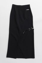 【プランク プロジェクト/PRANK PROJECT】の2WAYオープンスリットロングスカート / 2way Open Slit Long Skirt BLK(ブラック)|ID:prp329100004316431