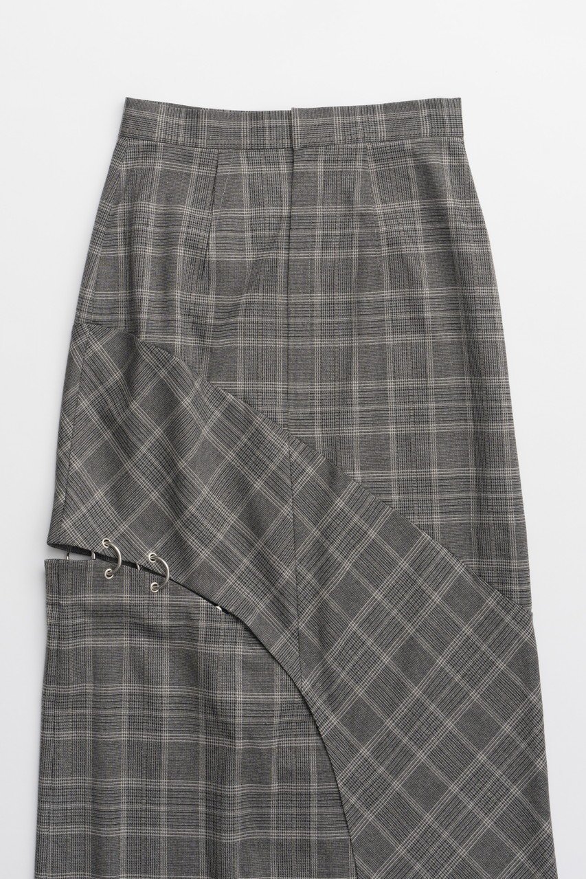 【プランク プロジェクト/PRANK PROJECT】の2WAYオープンスリットロングスカート / 2way Open Slit Long Skirt 人気、トレンドファッション・服の通販 founy(ファニー) ファッション Fashion レディースファッション Fashion for Women スカート Skirts ロングスカート Long Skirts / Maxi & Midi Skirts おすすめ Recommended / Our Picks アクセサリー Fashion Accessories アシンメトリー Asymmetrical Style カッティング Cutting Detail クラシカル Classical, Vintage-Inspired スリット Slit, Slit Detail セットアップ Set-Up, Coordinated Outfit ソックス Socks, Hosiery タイツ Tights, Legwear チェック Check, Plaid, Tartan ロング Long, Long-Length 無地 Plain, Solid Color other-7|ID: prp329100004316431 ipo3291000000034423729