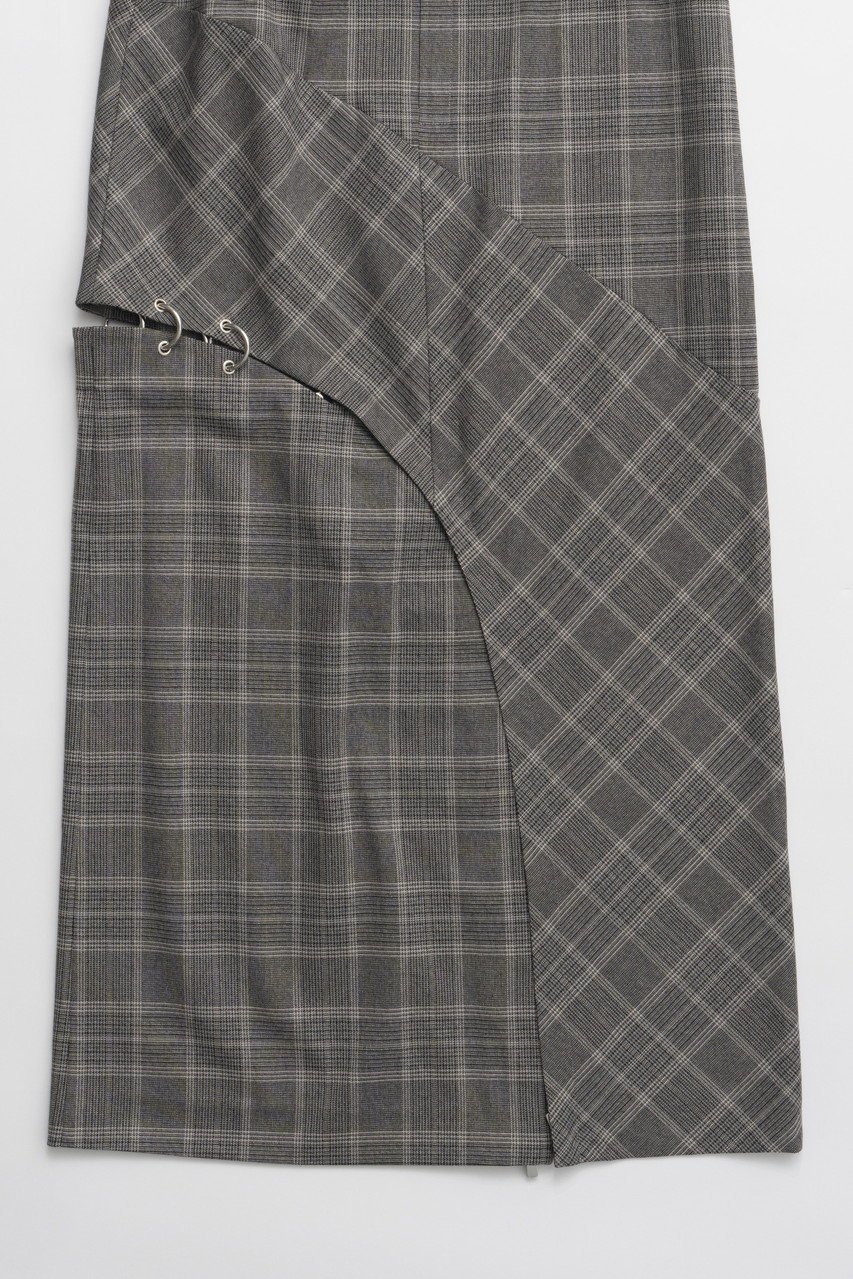 【プランク プロジェクト/PRANK PROJECT】の2WAYオープンスリットロングスカート / 2way Open Slit Long Skirt 人気、トレンドファッション・服の通販 founy(ファニー) ファッション Fashion レディースファッション Fashion for Women スカート Skirts ロングスカート Long Skirts / Maxi & Midi Skirts おすすめ Recommended / Our Picks アクセサリー Fashion Accessories アシンメトリー Asymmetrical Style カッティング Cutting Detail クラシカル Classical, Vintage-Inspired スリット Slit, Slit Detail セットアップ Set-Up, Coordinated Outfit ソックス Socks, Hosiery タイツ Tights, Legwear チェック Check, Plaid, Tartan ロング Long, Long-Length 無地 Plain, Solid Color other-8|ID: prp329100004316431 ipo3291000000034423730