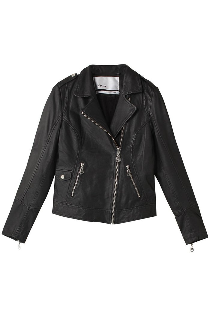 【エリオポール/heliopole】の【DOMA】MOTO JACKET インテリア・キッズ・メンズ・レディースファッション・服の通販 founy(ファニー) https://founy.com/ ファッション Fashion レディースファッション WOMEN アウター Coat Outerwear ジャケット Jackets コンパクト Compact ジャケット Jacket トレンド Trend ライダースジャケット Riders Jacket |ID: prp329100004316432 ipo3291000000029937378