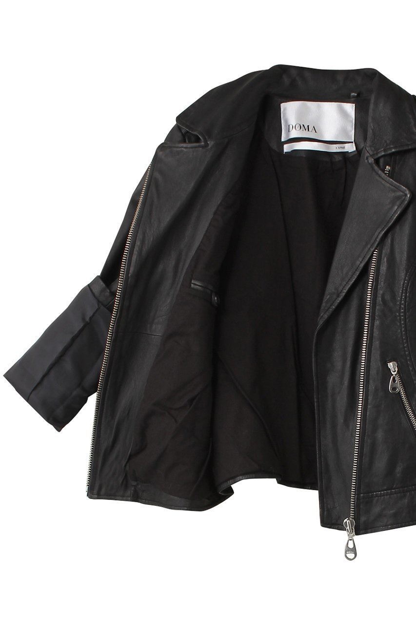 【エリオポール/heliopole】の【DOMA】MOTO JACKET 人気、トレンドファッション・服の通販 founy(ファニー) 　ファッション　Fashion　レディースファッション　Fashion for Women　アウター　Coat / Outerwear Collection　レディースジャケット・軽アウター　Jackets　コンパクト　Compact, Small Size　ジャケット　Jacket, Outerwear　トレンド　Trend, Trending Now　ライダースジャケット　Riders, Biker Jacket　other-6|ID: prp329100004316432 ipo3291000000032930426