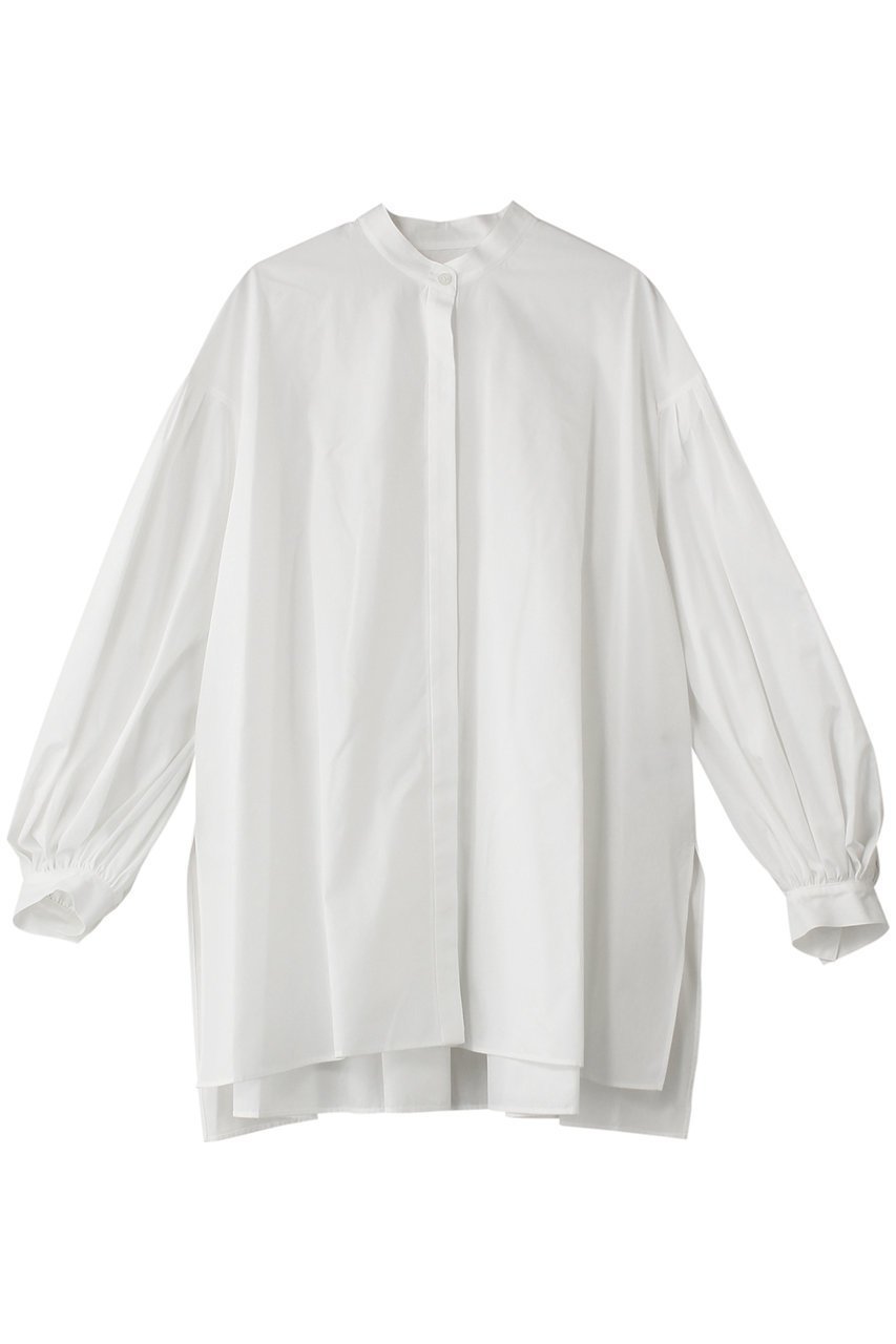 【ル フィル/LE PHIL】のタイプライターギャザーブラウス 人気、トレンドファッション・服の通販 founy(ファニー) 　ファッション　Fashion　レディースファッション　Fashion for Women　トップス・カットソー　Cut & Sew Tops　シャツ・ブラウス・オフィスカジュアル　Elegant Blouses & Button-Ups　ギャザー　Gathered, Ruffled　スリット　Slit, Slit Detail　スリーブ　Sleeve, Long Sleeve / Short Sleeve　ブロード　Broadcloth, Fine Cotton　ヨーク　Yoke, Yoke Design　ロング　Long, Long-Length　 other-1|ID: prp329100004316434 ipo3291000000032885999