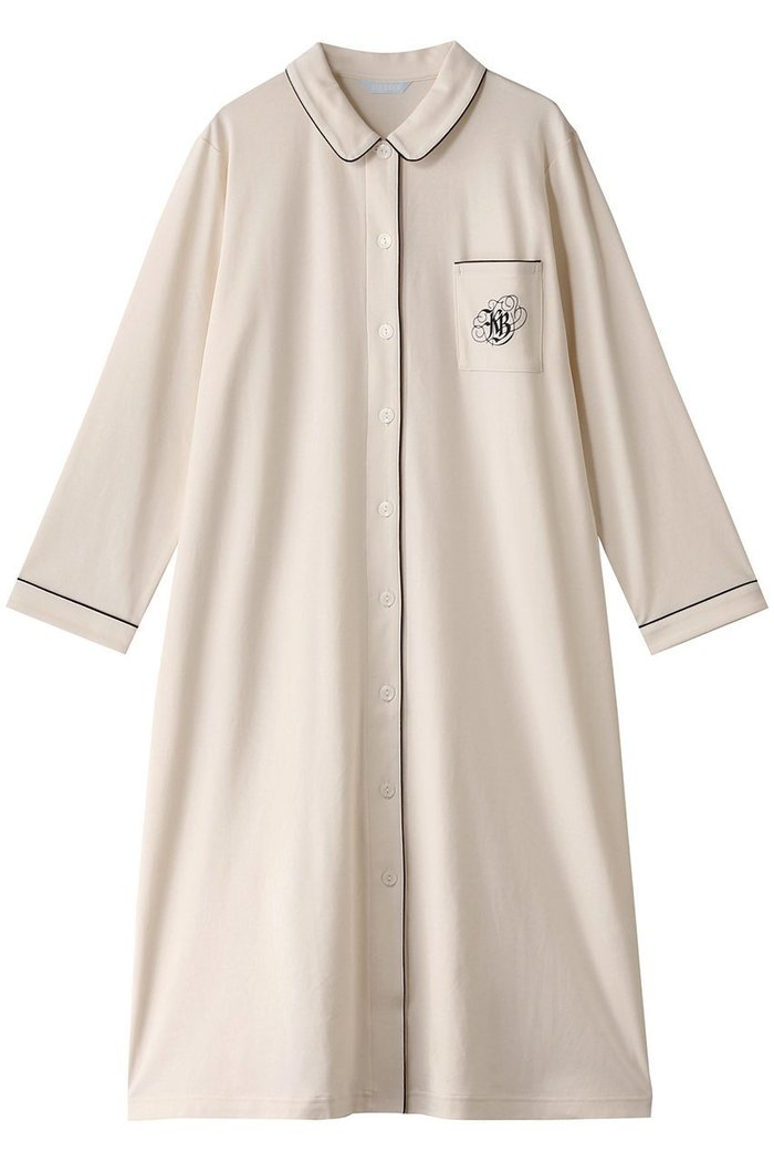 【キッドブルー/KID BLUE】の25グレイスフルコットンナイティ インテリア・キッズ・メンズ・レディースファッション・服の通販 founy(ファニー) https://founy.com/ ファッション Fashion レディースファッション Fashion for Women トップス・カットソー Cut & Sew Tops なめらか Smooth, Silky Texture パイピング Piping, Trim Design パジャマ Pajamas, Sleepwear ロング Long, Long-Length エレガント 上品 Elegant 再入荷 Restock / Back in Stock |ID: prp329100004316447 ipo3291000000034756788