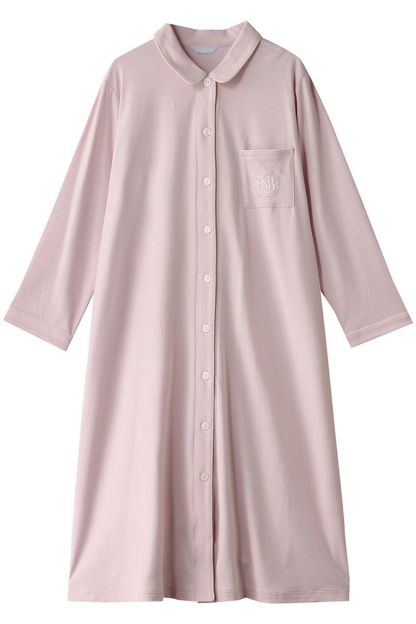 【キッドブルー/KID BLUE】の25グレイスフルコットンナイティ インテリア・キッズ・メンズ・レディースファッション・服の通販 founy(ファニー) 　ファッション　Fashion　レディースファッション　Fashion for Women　トップス・カットソー　Cut & Sew Tops　なめらか　Smooth, Silky Texture　パイピング　Piping, Trim Design　パジャマ　Pajamas, Sleepwear　ロング　Long, Long-Length　エレガント 上品　Elegant　再入荷　Restock / Back in Stock　ピンク|ID: prp329100004316447 ipo3291000000034756790