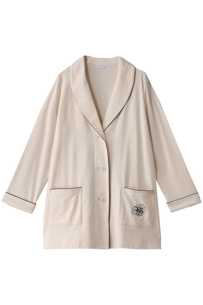 【キッドブルー/KID BLUE】の25グレイスフルコットンガウン インテリア・キッズ・メンズ・レディースファッション・服の通販 founy(ファニー) 　ファッション　Fashion　レディースファッション　Fashion for Women　トップス・カットソー　Cut & Sew Tops　ガウン　Gown, Robe　ショール　Shawl, Wrap　パジャマ　Pajamas, Sleepwear　エレガント 上品　Elegant　人気　Popular, Best Seller　再入荷　Restock / Back in Stock　アイボリー|ID: prp329100004316448 ipo3291000000035116454