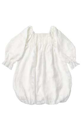 【マールマール/MARLMARL / KIDS】の【Kids】pompadour dress 人気、トレンドファッション・服の通販 founy(ファニー) ファッション Fashion キッズファッション Fashion for Kids ワンピース Dresses シャーリング Shirring, Ruched ジャカード／ジャガード Jacquard, Woven Pattern スリーブ Sleeve, Long Sleeve / Short Sleeve ドレス Dress, One-Piece バルーン Balloon, Balloon Silhouette レース Lace, Lace Fabric おすすめ Recommended / Our Picks |ID:prp329100004316463