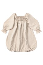 【マールマール/MARLMARL / KIDS】の【Kids】pompadour dress 人気、トレンドファッション・服の通販 founy(ファニー) ファッション Fashion キッズファッション Fashion for Kids ワンピース Dresses シャーリング Shirring, Ruched ジャカード／ジャガード Jacquard, Woven Pattern スリーブ Sleeve, Long Sleeve / Short Sleeve ドレス Dress, One-Piece バルーン Balloon, Balloon Silhouette レース Lace, Lace Fabric おすすめ Recommended / Our Picks thumbnail beige|ID: prp329100004316463 ipo3291000000032848681