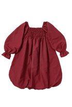 【マールマール/MARLMARL / KIDS】の【Kids】pompadour dress 人気、トレンドファッション・服の通販 founy(ファニー) ファッション Fashion キッズファッション Fashion for Kids ワンピース Dresses シャーリング Shirring, Ruched ジャカード／ジャガード Jacquard, Woven Pattern スリーブ Sleeve, Long Sleeve / Short Sleeve ドレス Dress, One-Piece バルーン Balloon, Balloon Silhouette レース Lace, Lace Fabric おすすめ Recommended / Our Picks thumbnail wine|ID: prp329100004316463 ipo3291000000032848689