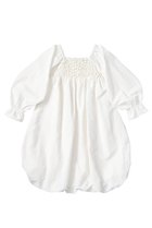 【マールマール/MARLMARL / KIDS】の【KIDS】pompadour dress 人気、トレンドファッション・服の通販 founy(ファニー) ファッション Fashion キッズファッション Fashion for Kids ワンピース Dresses シャーリング Shirring, Ruched ジャカード／ジャガード Jacquard, Woven Pattern スリーブ Sleeve, Long Sleeve / Short Sleeve ドレス Dress, One-Piece バルーン Balloon, Balloon Silhouette レース Lace, Lace Fabric おすすめ Recommended / Our Picks thumbnail white|ID: prp329100004316463 ipo3291000000036190950