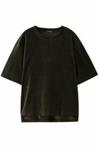 【ミズイロ インド/mizuiro ind】のベロアTシャツ カーキ|ID: prp329100004316616 ipo3291000000029938544