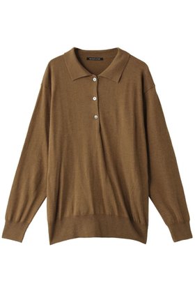 【ミズイロ インド/mizuiro ind】のポロプルオーバー 人気、トレンドファッション・服の通販 founy(ファニー) ファッション Fashion レディースファッション WOMEN トップス・カットソー Tops/Tshirt ニット Knit Tops プルオーバー Pullover シンプル Simple ベーシック Basic |ID:prp329100004316702