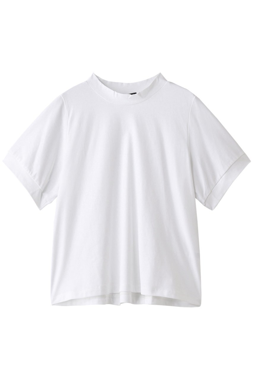 【ミズイロ インド/mizuiro ind】のハイネックフレアTシャツ 人気、トレンドファッション・服の通販 founy(ファニー) 　ファッション　Fashion　レディースファッション　WOMEN　トップス・カットソー　Tops/Tshirt　シャツ/ブラウス　Shirts/Blouses　ロング / Tシャツ　T-Shirts　カットソー　Cut and Sewn　ショート　Short　シンプル　Simple　スリーブ　Sleeve　ハイネック　High Neck　フェミニン　Feminine　フレア　Flare　半袖　Short Sleeve　 other-1|ID: prp329100004316827 ipo3291000000029939412