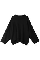 【ミズイロ インド/mizuiro ind】のcrew neck wide P/O プルオーバー black|ID: prp329100004318619 ipo3291000000029958056