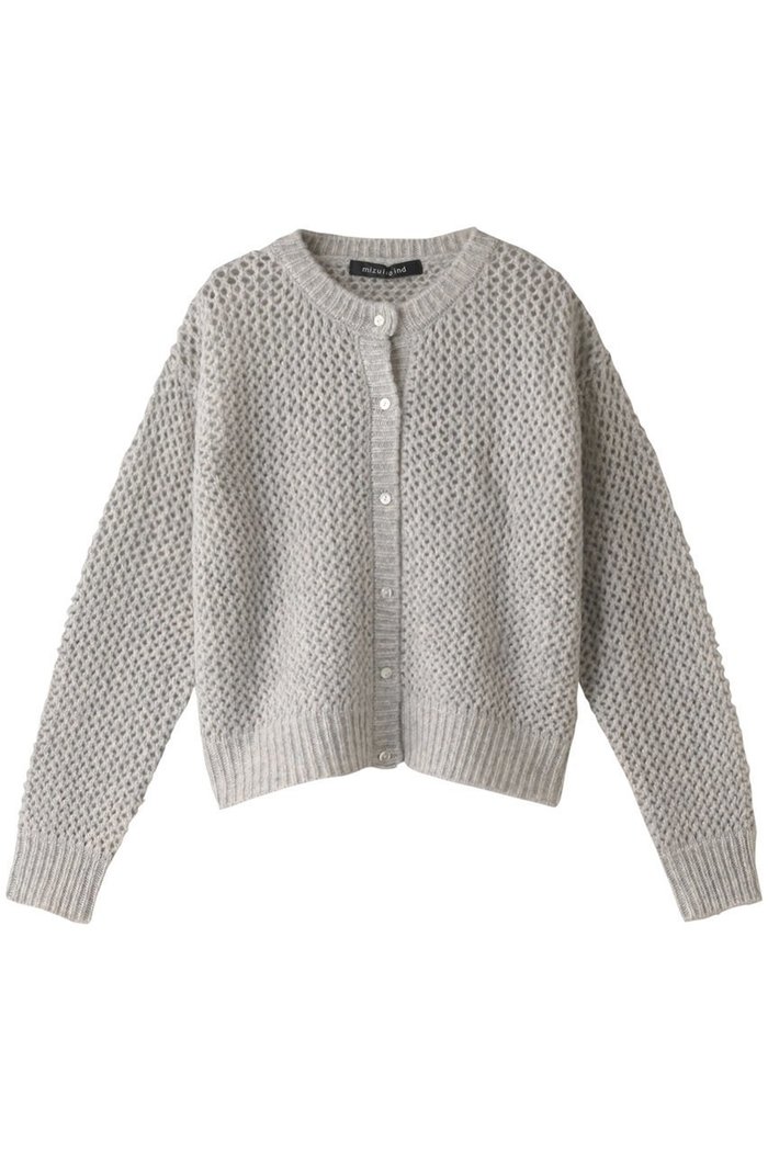 【ミズイロ インド/mizuiro ind】のmesh crew neck C/D カーディガン インテリア・キッズ・メンズ・レディースファッション・服の通販 founy(ファニー) https://founy.com/ ファッション Fashion レディースファッション WOMEN トップス・カットソー Tops/Tshirt ニット Knit Tops カーディガン Cardigans カーディガン Cardigan シアー Sheer シンプル Simple メッシュ Mesh |ID: prp329100004318702 ipo3291000000029958787