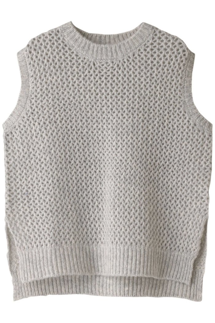 【ミズイロ インド/mizuiro ind】のmesh crew neck short vest ベスト インテリア・キッズ・メンズ・レディースファッション・服の通販 founy(ファニー) https://founy.com/ ファッション Fashion レディースファッション WOMEN トップス・カットソー Tops/Tshirt ニット Knit Tops ベスト/ジレ Gilets/Vests プルオーバー Pullover シアー Sheer シンプル Simple スリット Slit ベスト Vest メッシュ Mesh |ID: prp329100004318703 ipo3291000000029958791