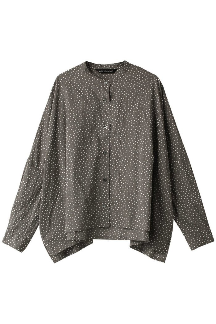 【ミズイロ インド/mizuiro ind】のdots long slv wide shirt シャツ インテリア・キッズ・メンズ・レディースファッション・服の通販 founy(ファニー) https://founy.com/ ファッション Fashion レディースファッション WOMEN トップス・カットソー Tops/Tshirt シャツ/ブラウス Shirts/Blouses スタンド Stand スリット Slit スリーブ Sleeve ドット Dot ポンチョ Poncho ロング Long 長袖 Long Sleeve |ID: prp329100004318721 ipo3291000000029958862