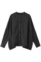 【ミズイロ インド/mizuiro ind】のdots long slv wide shirt シャツ ブラック|ID: prp329100004318721 ipo3291000000029958864