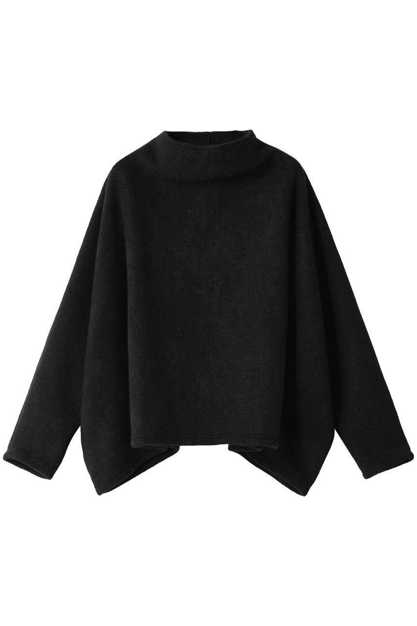 【ミズイロ インド/mizuiro ind】のbottle neck dolman wide P/O プルオーバー インテリア・キッズ・メンズ・レディースファッション・服の通販 founy(ファニー) 　ファッション　Fashion　レディースファッション　WOMEN　トップス・カットソー　Tops/Tshirt　シャツ/ブラウス　Shirts/Blouses　プルオーバー　Pullover　シンプル　Simple　スリーブ　Sleeve　ボトルネック　Bottleneck　ポンチョ　Poncho　ルーズ　Loose　ロング　Long　ブラック|ID: prp329100004318722 ipo3291000000029958868