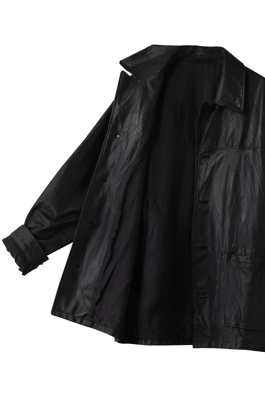 【ヨーク/YOKE / MEN】の【MEN】GOAT LEATHER CAR コート 人気、トレンドファッション・服の通販 founy(ファニー) 　ファッション　Fashion　メンズファッション　Fashion for Men　2024年　2024　2024春夏・S/S　Spring/Summer 2024 SS24　ショート　Short, Short Length　other-6|ID: prp329100004318953 ipo3291000000032936682