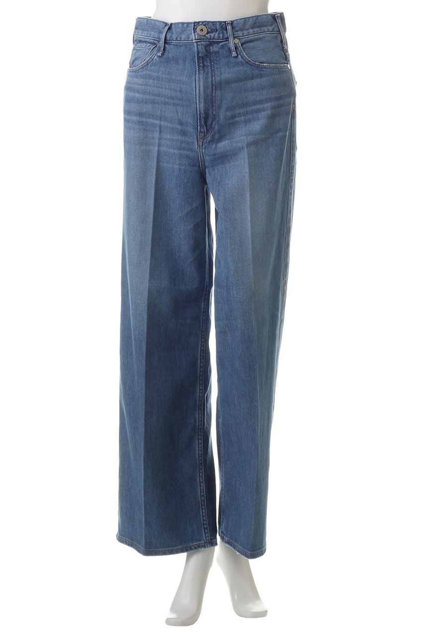 【アッパー ハイツ/upper hights】のTHE SISTER ハイライズワイドストレートデニムパンツ 人気、トレンドファッション・服の通販 founy(ファニー) ファッション Fashion レディースファッション Fashion for Women パンツ Pants & Trousers デニムパンツ・ジーンズ・美脚デニム Denim Jeans & Pants センター Center, Center Line デニム Denim, Jeans Material ワイド Wide, Wide Fit ヴィンテージ Vintage Style エレガント 上品 Elegant other-2|ID: prp329100004318961 ipo3291000000032965785