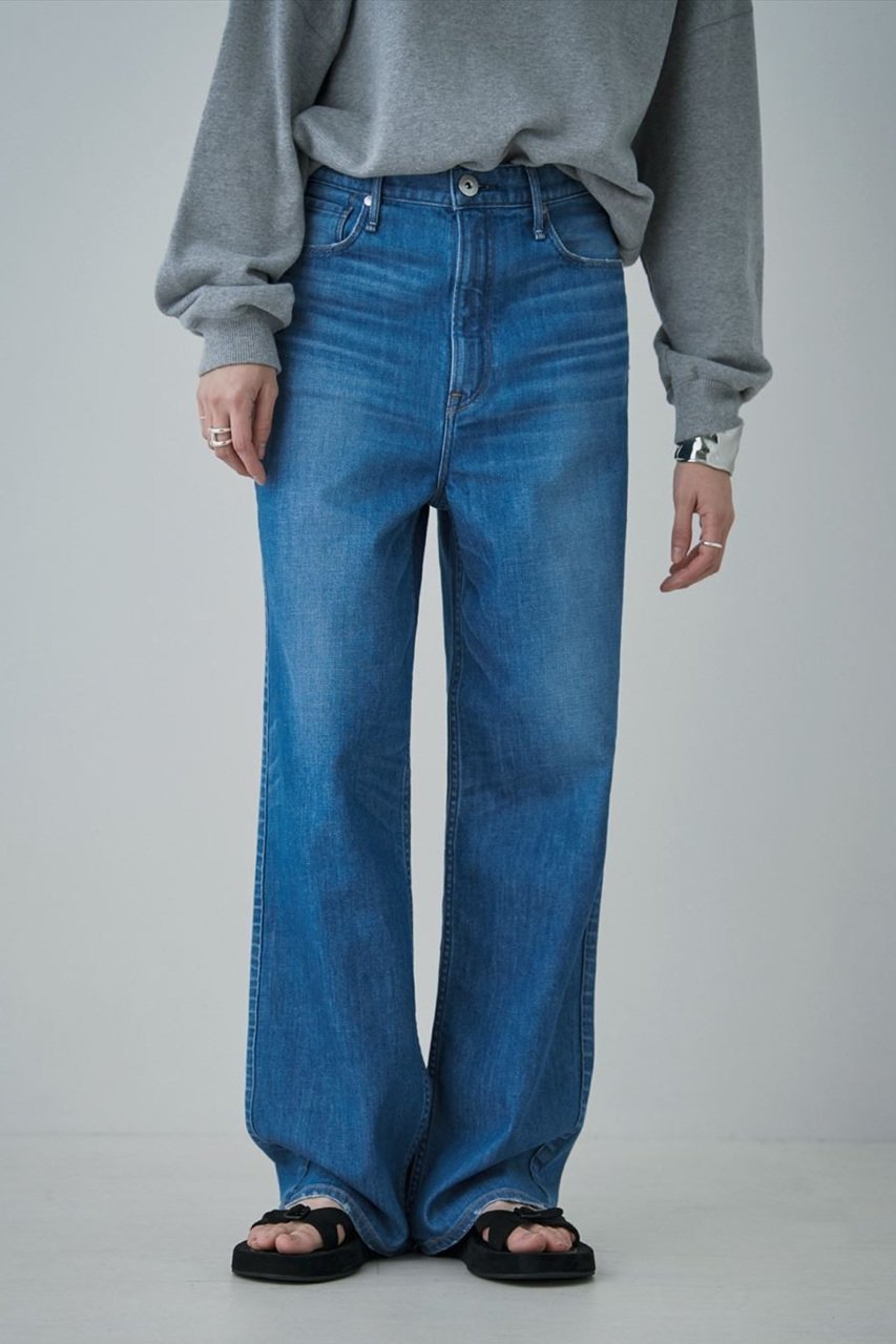 【アッパー ハイツ/upper hights】のTHE NIECE ワイドストレートデニムパンツ 人気、トレンドファッション・服の通販 founy(ファニー) 　ファッション　Fashion　レディースファッション　Fashion for Women　パンツ　Pants & Trousers　デニムパンツ・ジーンズ・美脚デニム　Denim Jeans & Pants　デニム　Denim, Jeans Material　人気　Popular, Best Seller　定番　Standard, Basic Item　other-8|ID: prp329100004318963 ipo3291000000032913678