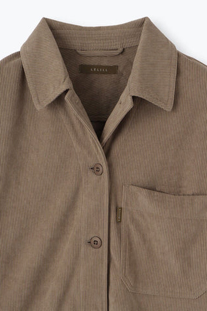【レリル/lelill】のウォームコールワークシャツ 人気、トレンドファッション・服の通販 founy(ファニー) 　ファッション　Fashion　レディースファッション　WOMEN　トップス・カットソー　Tops/Tshirt　シャツ/ブラウス　Shirts/Blouses　おすすめ　Recommend　コーデュロイ　Corduroy　ストレッチ　Stretch　スリーブ　Sleeve　セットアップ　Set Up　フロント　Front　ポケット　Pocket　ロング　Long　other-5|ID: prp329100004318967 ipo3291000000031365460