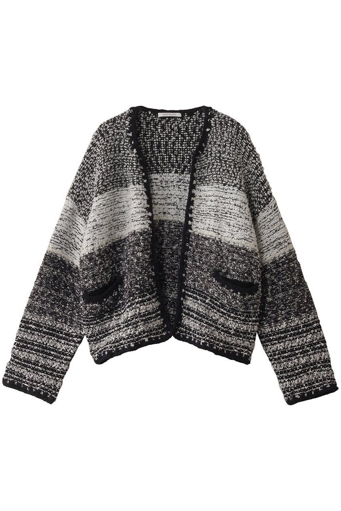 【ハウス オブ ロータス/HOUSE OF LOTUS】のマルチパターンニットジャケット インテリア・キッズ・メンズ・レディースファッション・服の通販 founy(ファニー) https://founy.com/ ファッション Fashion レディースファッション Fashion for Women アウター Coat / Outerwear Collection レディースジャケット・軽アウター Jackets おすすめ Recommended / Our Picks ジャケット Jacket, Outerwear ツイード／ツィード Choker, Choker Necklace デニム Denim, Jeans Material フォルム Silhouette, Form ルーズ Loose, Oversized エレガント 上品 Elegant 夏 Summer |ID: prp329100004318973 ipo3291000000032786535