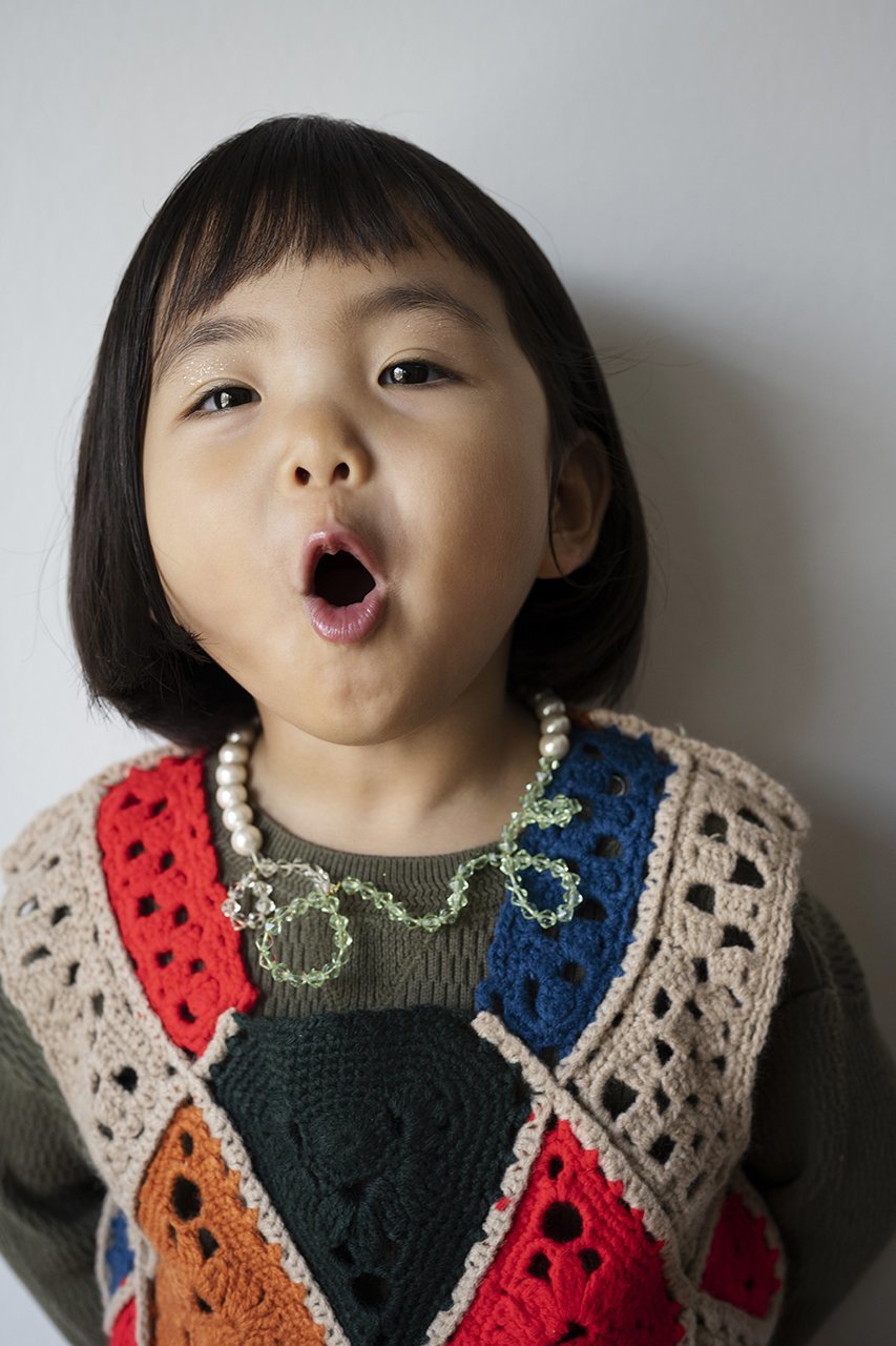 【アデルビジュー  ポップ/POP ADER bijoux / KIDS】の【KIDS】Lison ネックレス メロングリーン F 人気、トレンドファッション・服の通販 founy(ファニー) 　ファッション　Fashion　キッズファッション　Fashion for Kids　アクセサリー　Fashion Accessories　ガラス　Glass, Glassware　ネックレス　Necklace, Pendant Necklace　パール　Pearl, Pearl Accent　フランス　France, French　モチーフ　Motif, Design Theme　エレガント 上品　Elegant　other-2|ID: prp329100004318980 ipo3291000000036246430