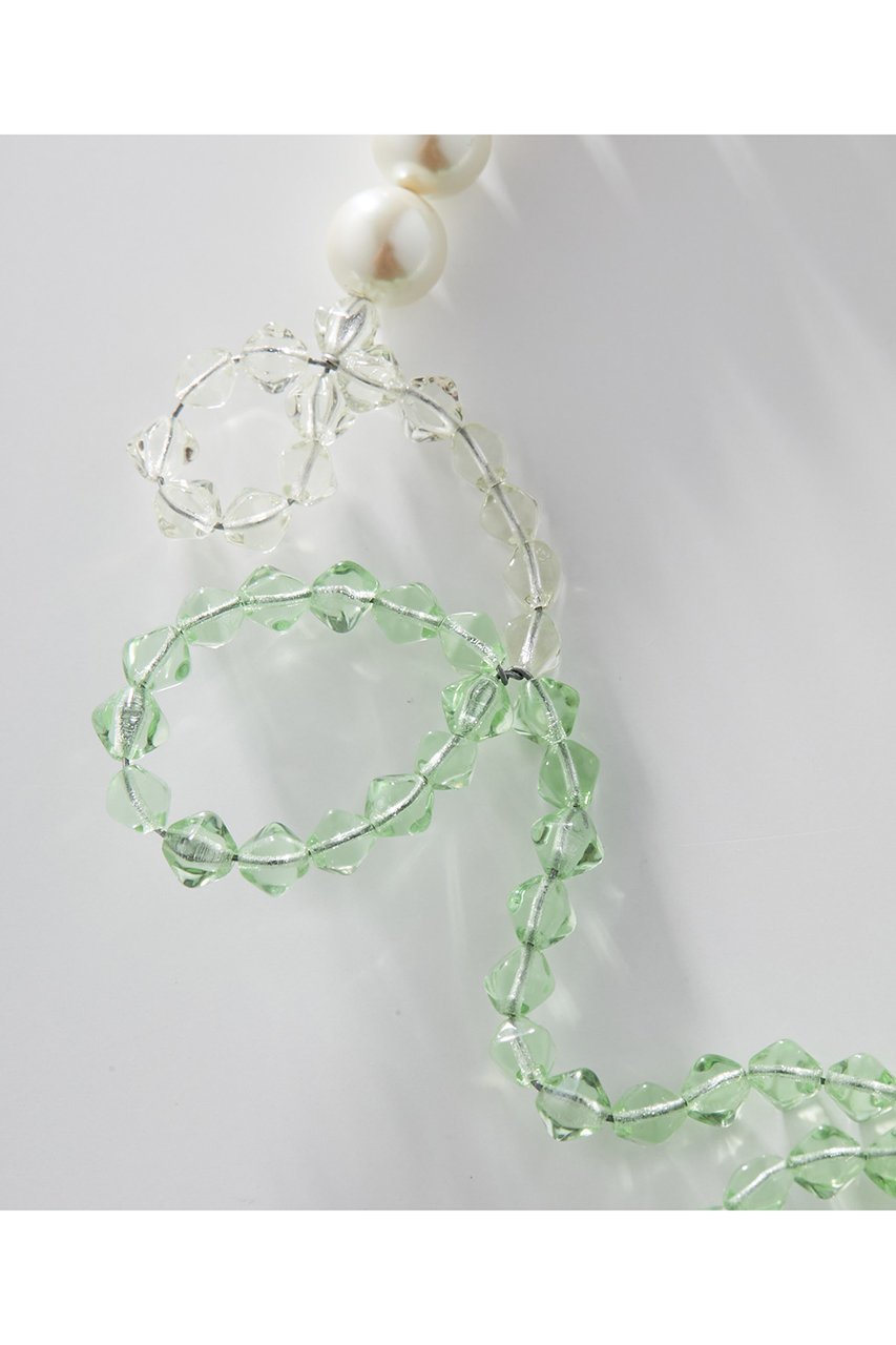 【アデルビジュー  ポップ/POP ADER bijoux / KIDS】の【KIDS】Lison ネックレス メロングリーン F 人気、トレンドファッション・服の通販 founy(ファニー) 　ファッション　Fashion　キッズファッション　Fashion for Kids　アクセサリー　Fashion Accessories　ガラス　Glass, Glassware　ネックレス　Necklace, Pendant Necklace　パール　Pearl, Pearl Accent　フランス　France, French　モチーフ　Motif, Design Theme　エレガント 上品　Elegant　other-3|ID: prp329100004318980 ipo3291000000036246431