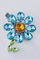 【アデルビジュー  ポップ/POP ADER bijoux】のMarie Jewel flower クリップ ブルー|ID: prp329100004318982 ipo3291000000035801140