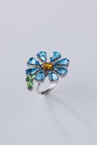 【アデルビジュー  ポップ/POP ADER bijoux】のMarie Jewel flower リング 人気、トレンドファッション・服の通販 founy(ファニー) ファッション Fashion レディースファッション Fashion for Women ジュエリー Jewelry アクセサリー Fashion Accessories シンプル Simple, Minimal モチーフ Motif, Design Theme thumbnail ブルー|ID: prp329100004318983 ipo3291000000035612224