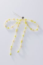 【アデルビジュー  ポップ/POP ADER bijoux】のJuliette pearl ribbon ヘアピン(big) 人気、トレンドファッション・服の通販 founy(ファニー) ファッション Fashion レディースファッション Fashion for Women シュシュ&ヘアアクセ/ヘアアレンジ Scrunchies & Hair Accessories アクセサリー Fashion Accessories シンプル Simple, Minimal バレッタ Barrette, Hair Clip パール Pearl, Pearl Accent モチーフ Motif, Design Theme リボン Ribbon, Bow thumbnail イエロー|ID: prp329100004318986 ipo3291000000032816437