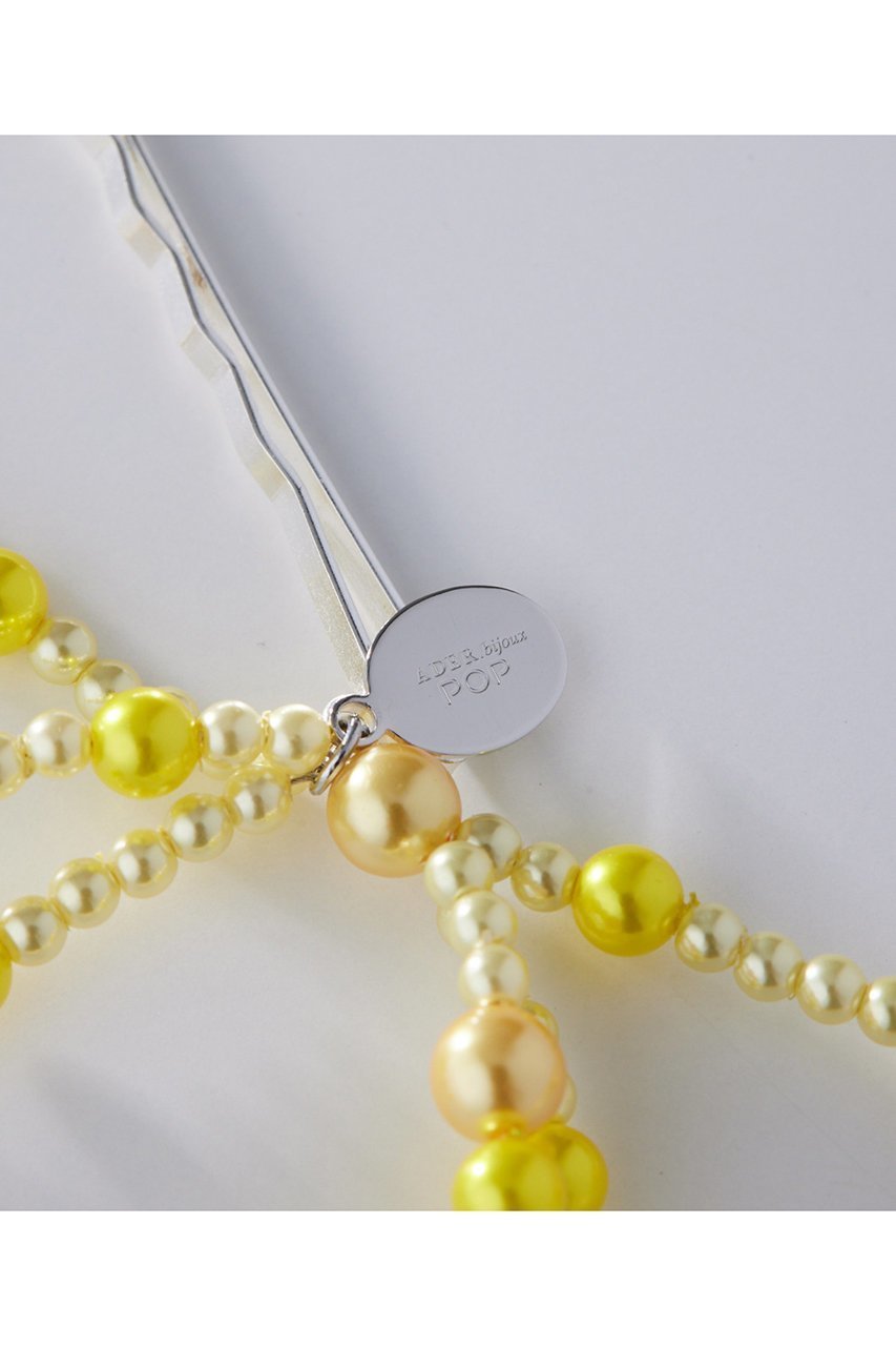【アデルビジュー  ポップ/POP ADER bijoux】のJuliette pearl ribbon ヘアピン(big) 人気、トレンドファッション・服の通販 founy(ファニー) 　ファッション　Fashion　レディースファッション　Fashion for Women　シュシュ&ヘアアクセ/ヘアアレンジ　Scrunchies & Hair Accessories　アクセサリー　Fashion Accessories　シンプル　Simple, Minimal　バレッタ　Barrette, Hair Clip　パール　Pearl, Pearl Accent　モチーフ　Motif, Design Theme　リボン　Ribbon, Bow　other-3|ID: prp329100004318986 ipo3291000000032816439